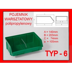 POJMEMNIK WARSZTATOWY 140x203x74 mm